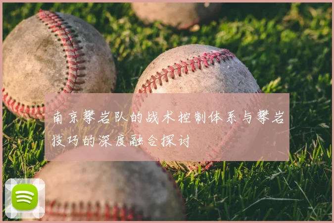 南京攀岩队的战术控制体系与攀岩技巧的深度融合探讨